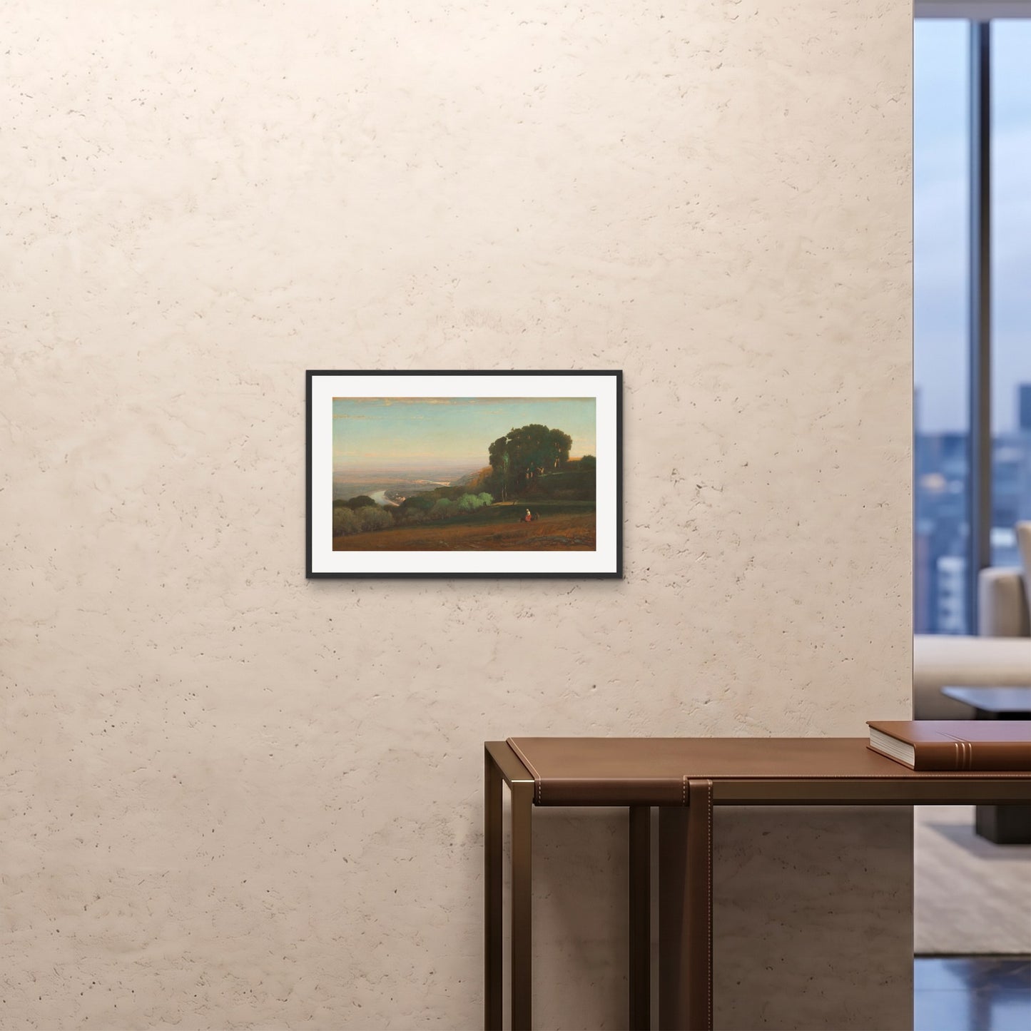 Orlonzo - FRAMED PRINT BLACK 6040cm2416 ROOM