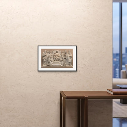 Orlonzo - FRAMED PRINT BLACK 6040cm2416 ROOM