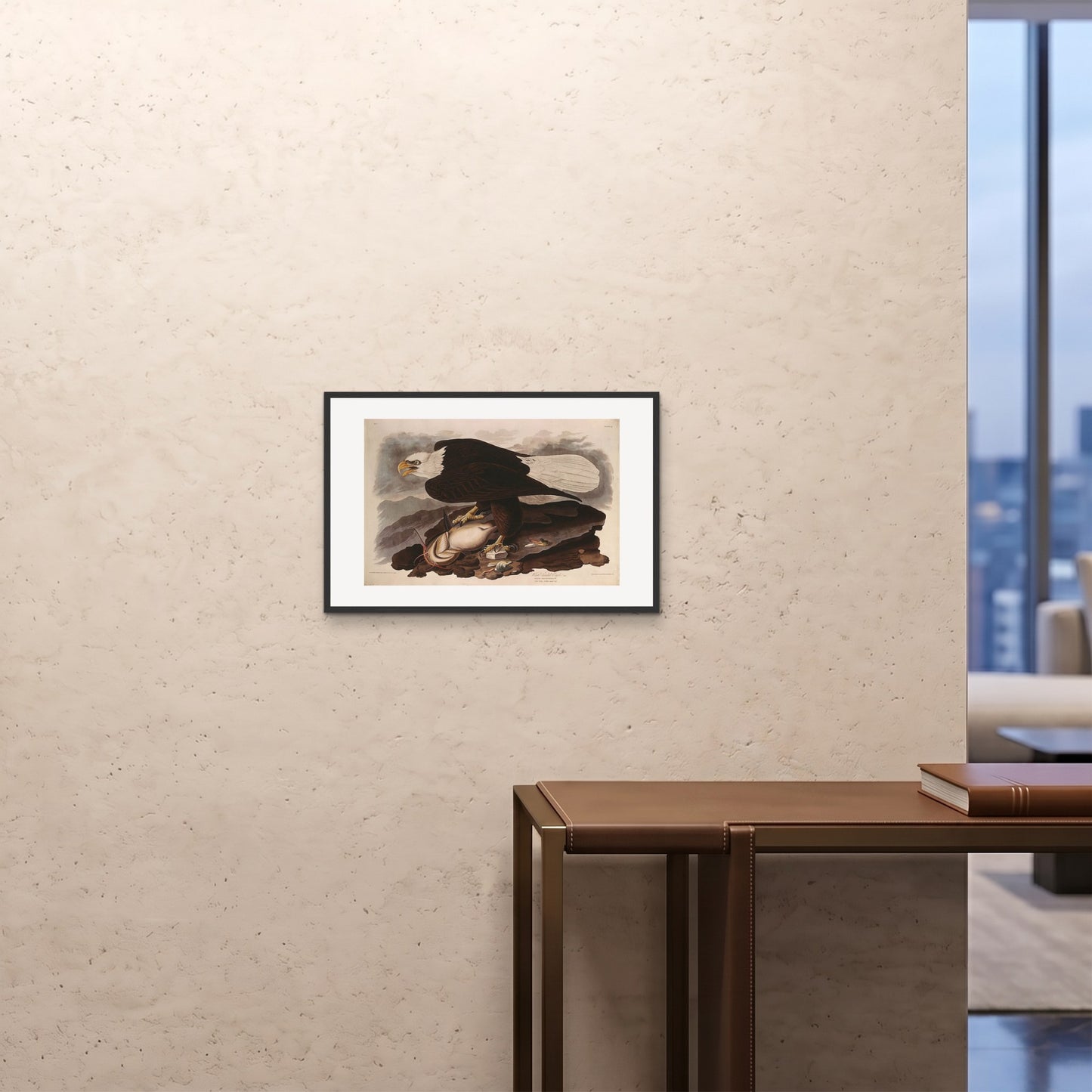 Orlonzo - FRAMED PRINT BLACK 6040cm2416 ROOM