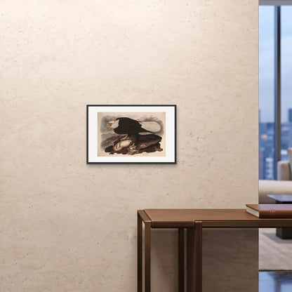 Orlonzo - FRAMED PRINT BLACK 6040cm2416 ROOM