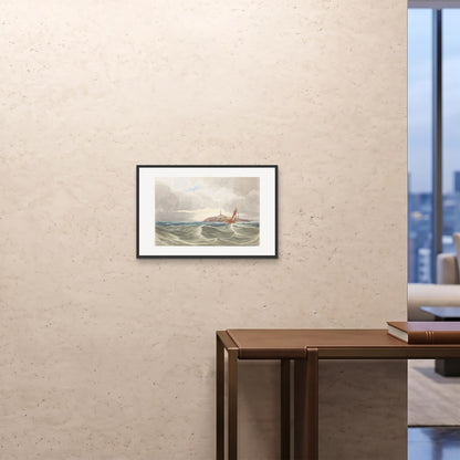 Orlonzo - FRAMED PRINT BLACK 6040cm2416 ROOM