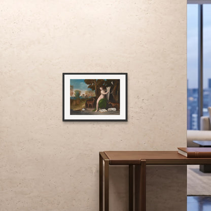 Orlonzo - FRAMED PRINT BLACK 6045cm2418 ROOM