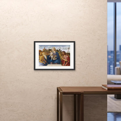 Orlonzo - FRAMED PRINT BLACK 7050cm2820 ROOM