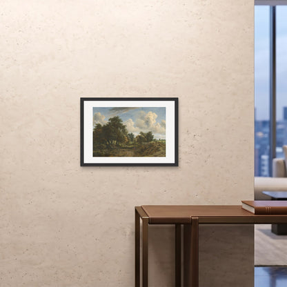 Orlonzo - FRAMED PRINT BLACK 7050cm2820 ROOM