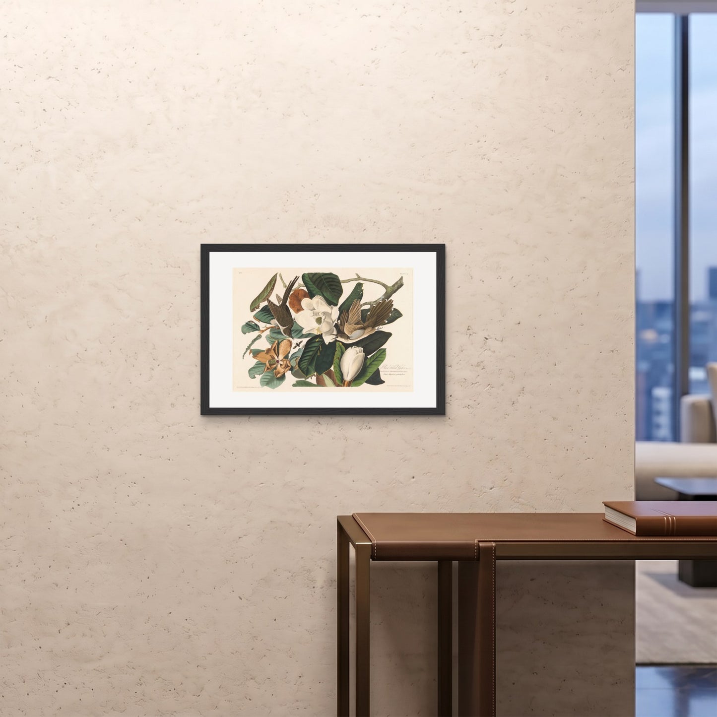 Orlonzo - FRAMED PRINT BLACK 7050cm2820 ROOM
