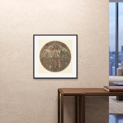 Orlonzo - FRAMED PRINT BLACK 7070cm2828 ROOM