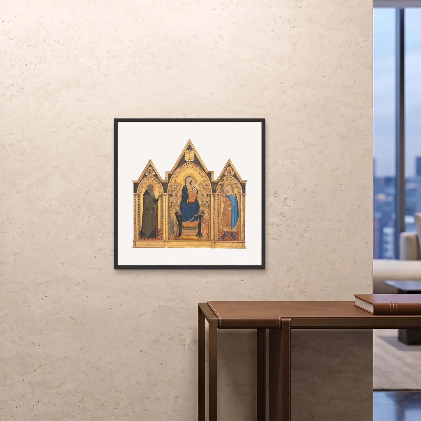 Orlonzo - FRAMED PRINT BLACK 7070cm2828 ROOM