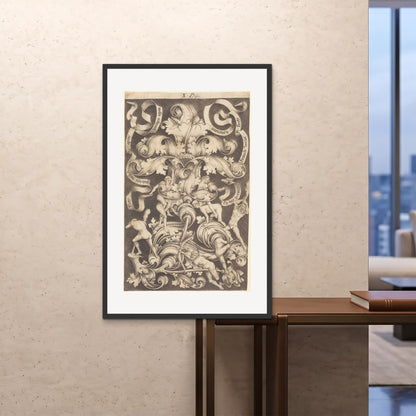 Orlonzo - FRAMED PRINT BLACK 80120cm3248 ROOM