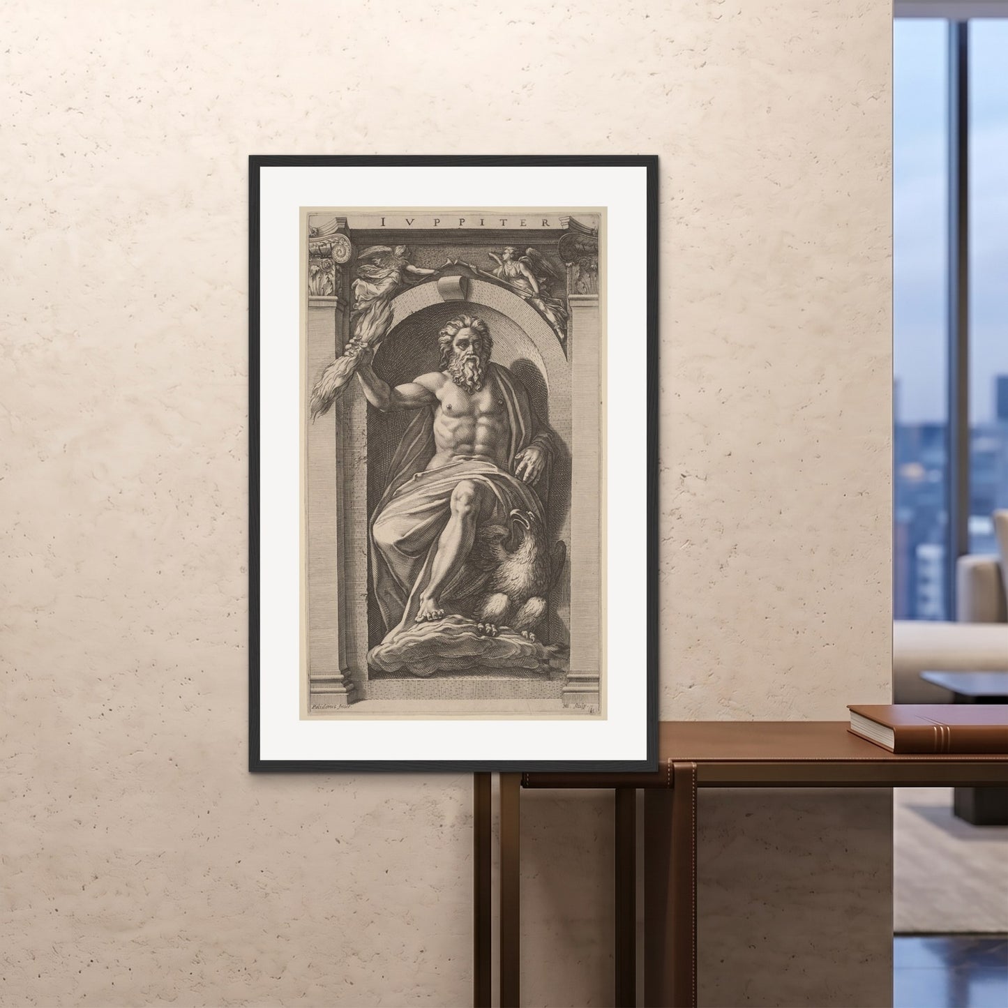 Orlonzo - FRAMED PRINT BLACK 80120cm3248 ROOM