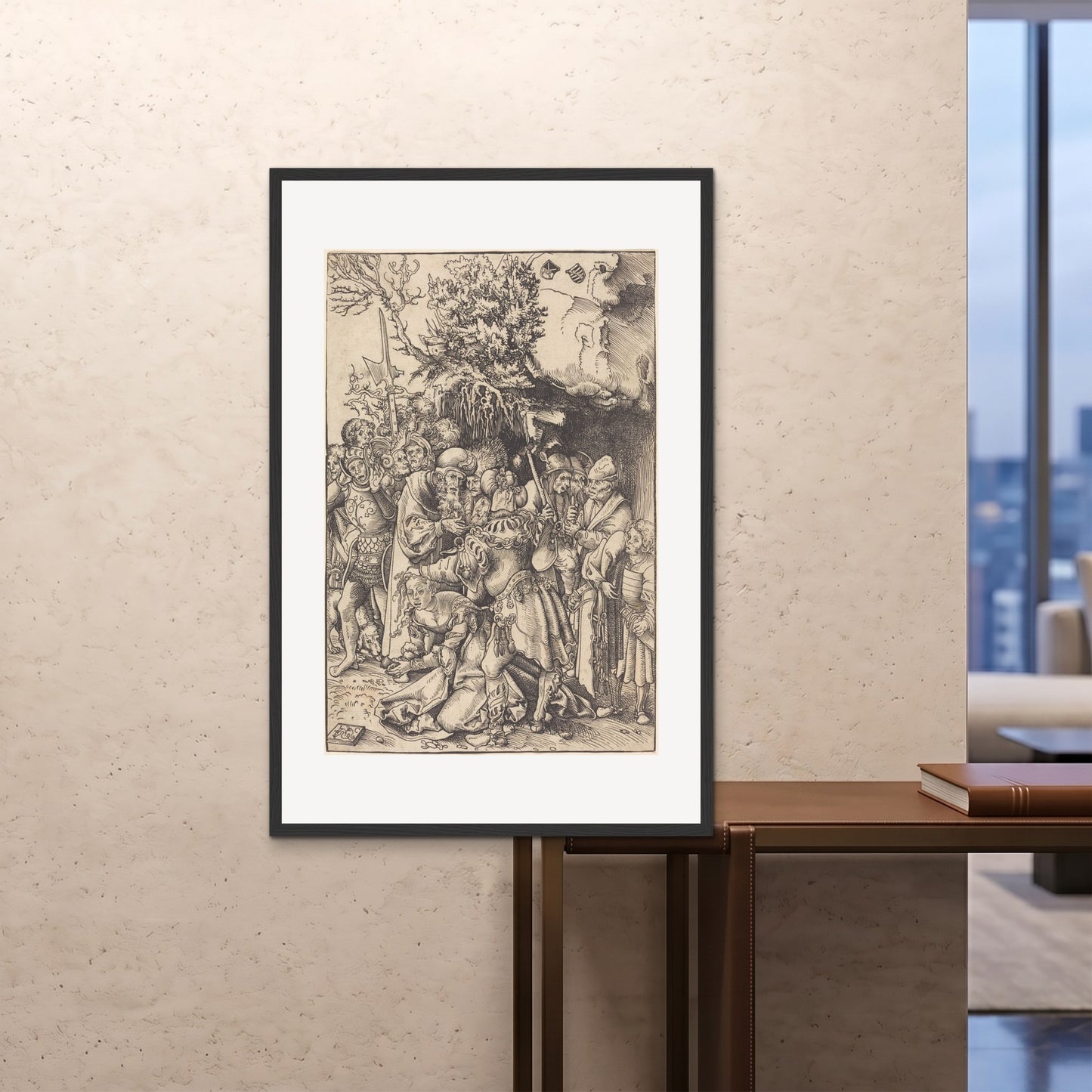 Orlonzo - FRAMED PRINT BLACK 80120cm3248 ROOM