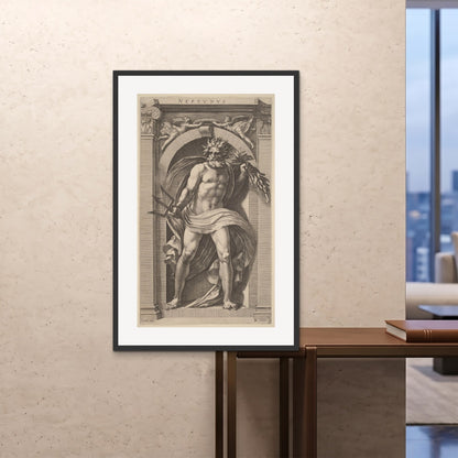 Orlonzo - FRAMED PRINT BLACK 80120cm3248 ROOM