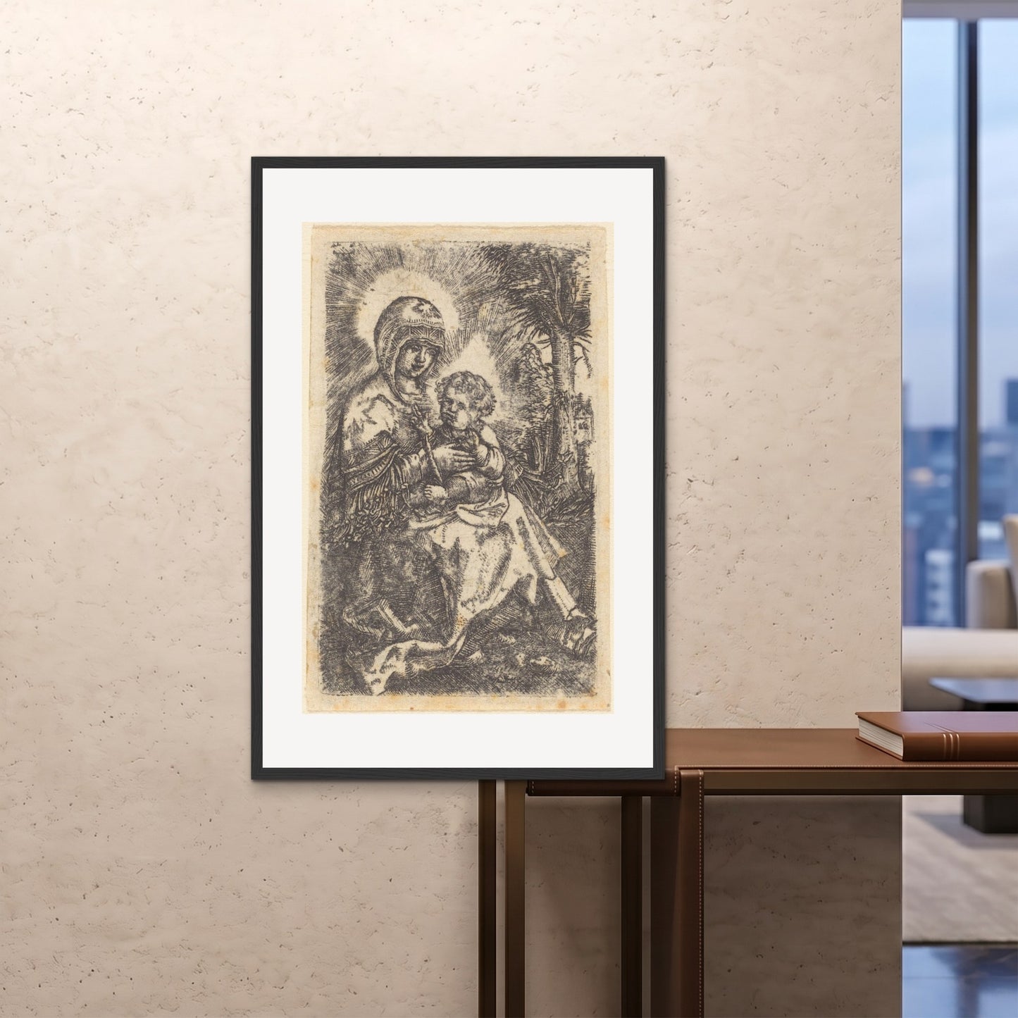 Orlonzo - FRAMED PRINT BLACK 80120cm3248 ROOM