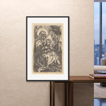 Orlonzo - FRAMED PRINT BLACK 80120cm3248 ROOM