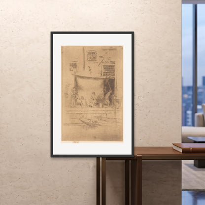 Orlonzo - FRAMED PRINT BLACK 80120cm3248 ROOM