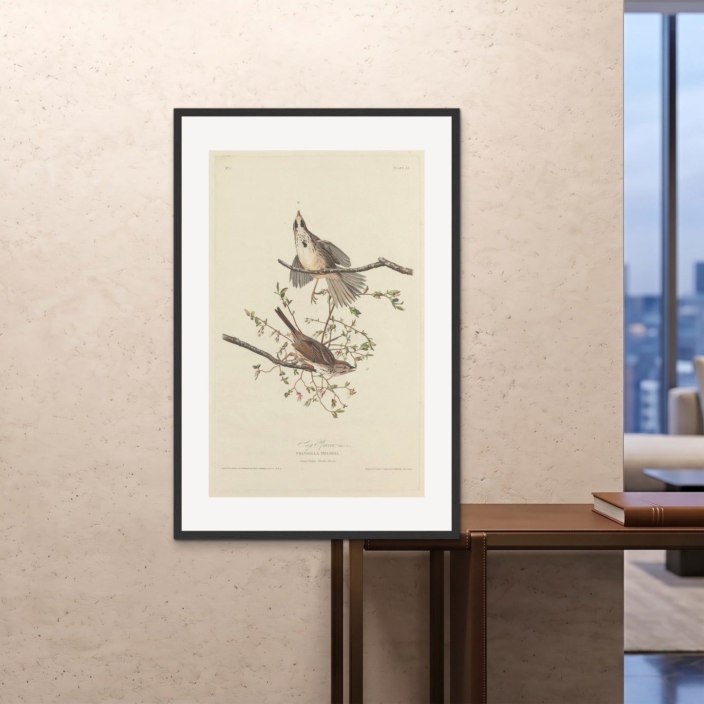 Orlonzo - FRAMED PRINT BLACK 80120cm3248 ROOM