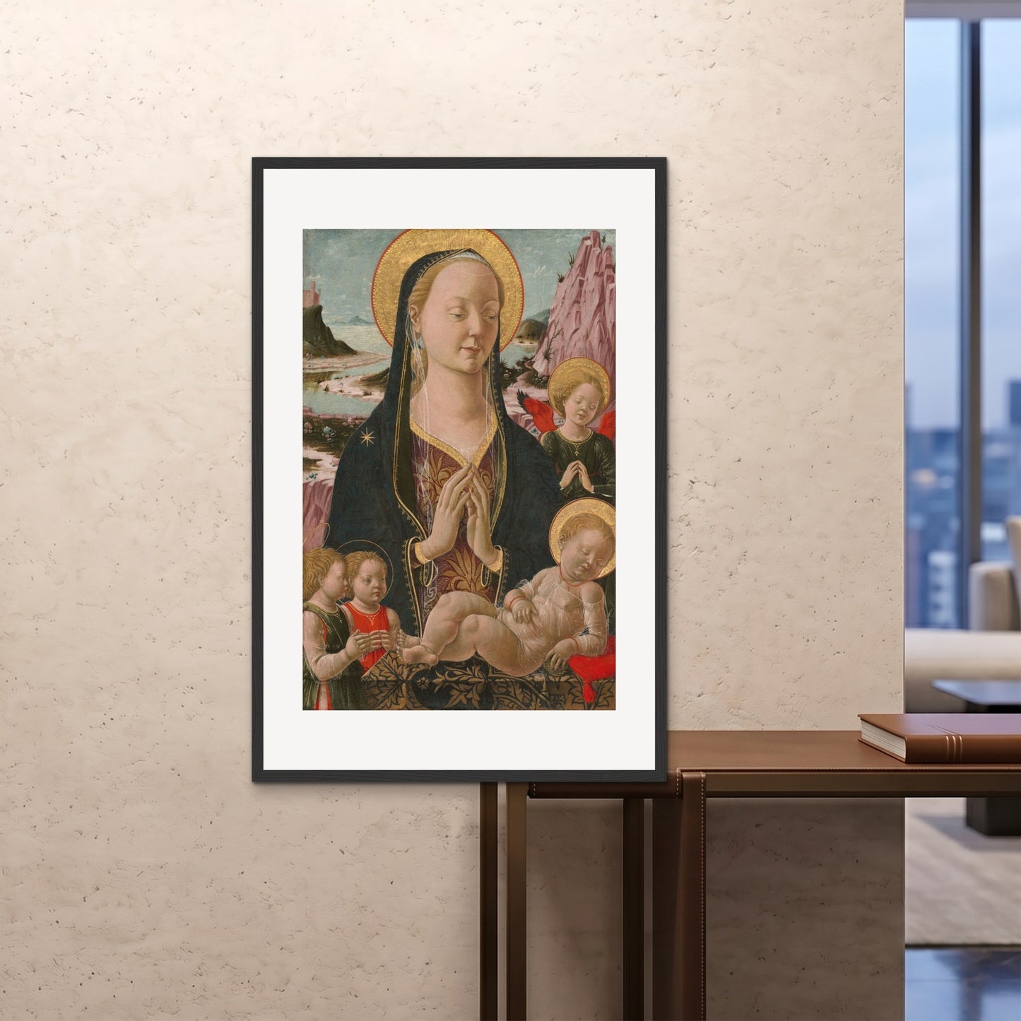 Orlonzo - FRAMED PRINT BLACK 80120cm3248 ROOM