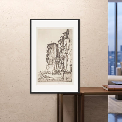 Orlonzo - FRAMED PRINT BLACK 80120cm3248 ROOM
