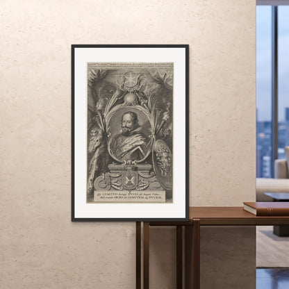 Orlonzo - FRAMED PRINT BLACK 80120cm3248 ROOM