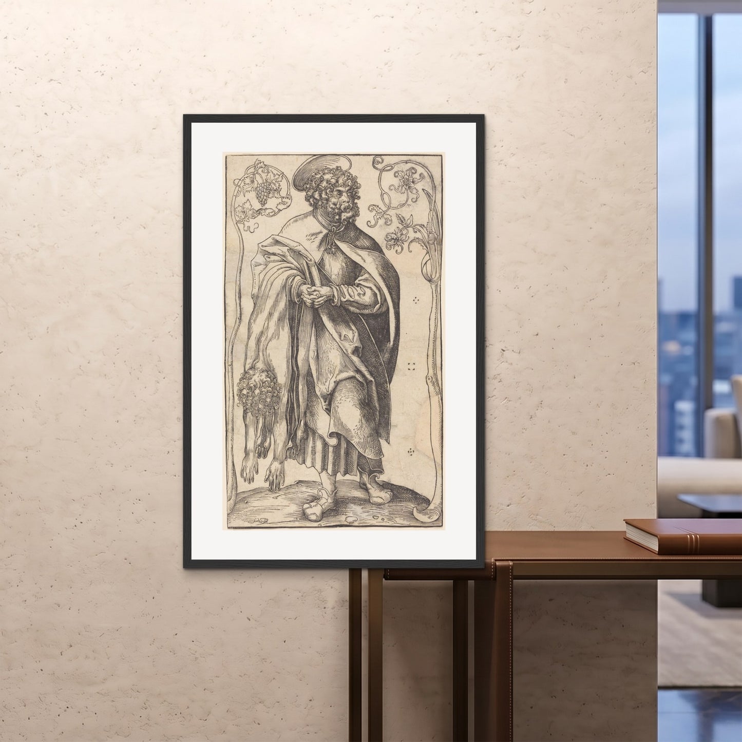 Orlonzo - FRAMED PRINT BLACK 80120cm3248 ROOM