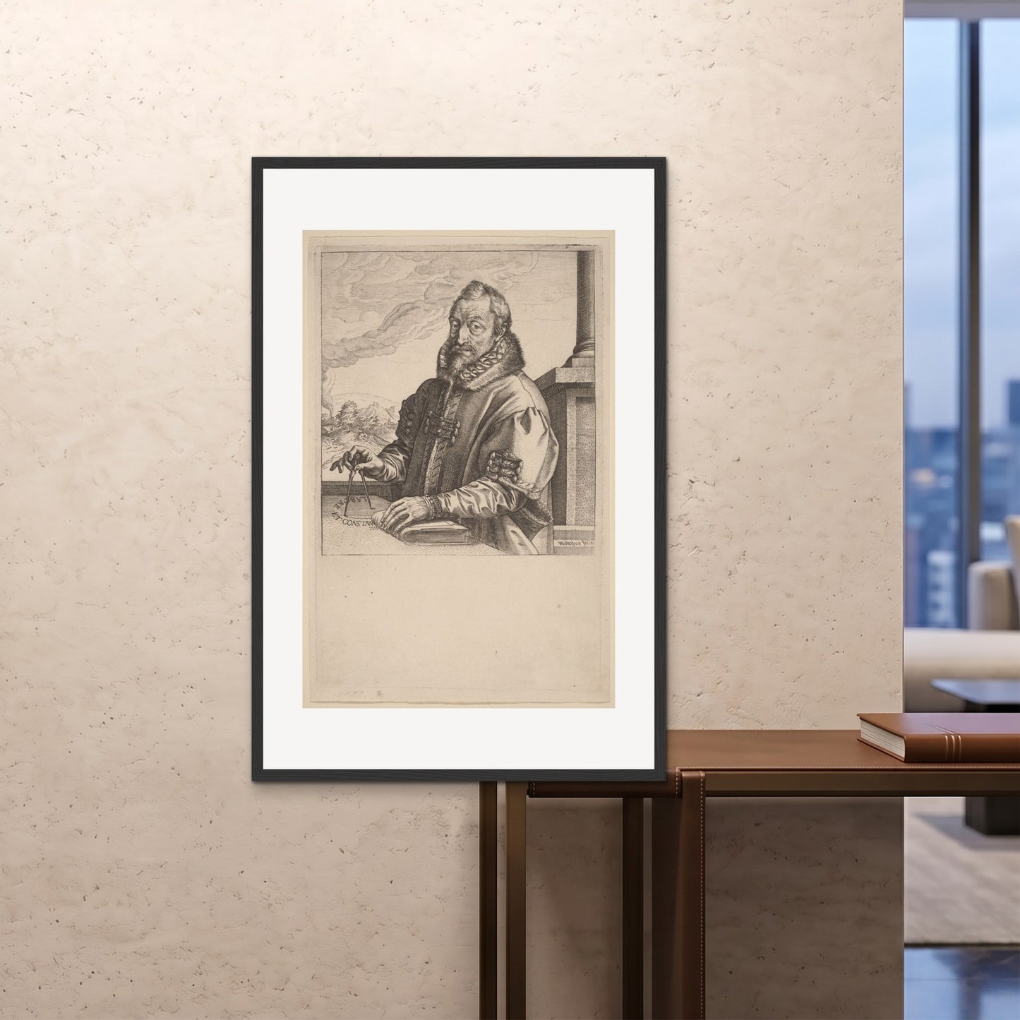 Orlonzo - FRAMED PRINT BLACK 80120cm3248 ROOM