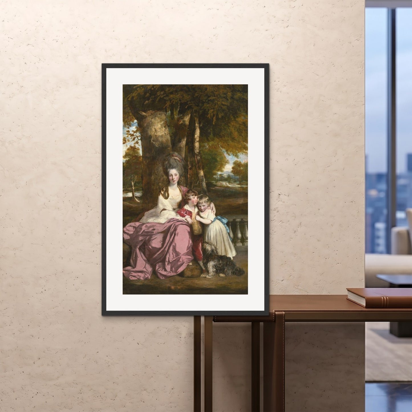 Orlonzo - FRAMED PRINT BLACK 80120cm3248 ROOM
