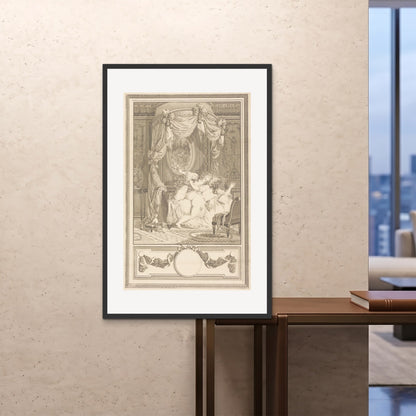 Orlonzo - FRAMED PRINT BLACK 80120cm3248 ROOM