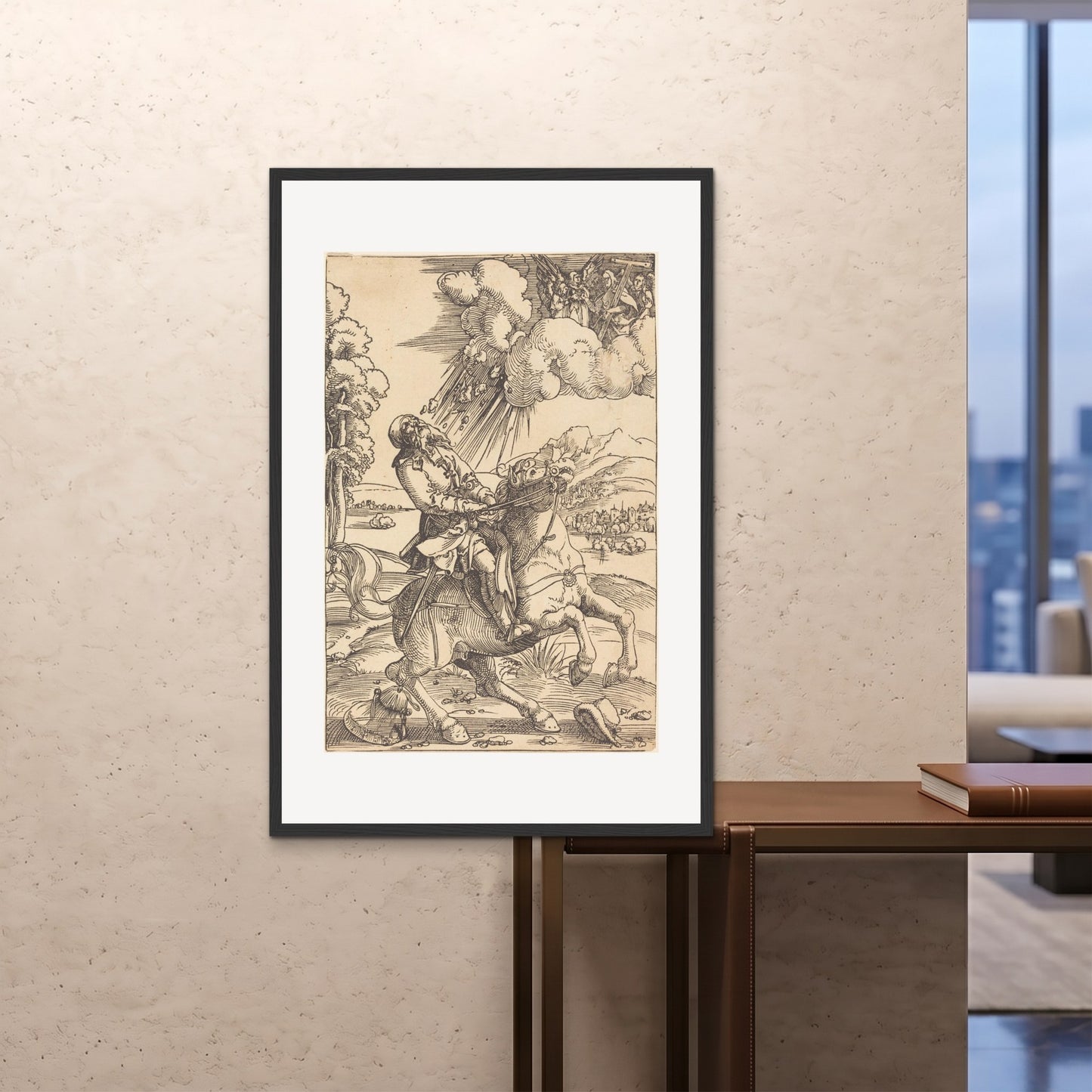 Orlonzo - FRAMED PRINT BLACK 80120cm3248 ROOM