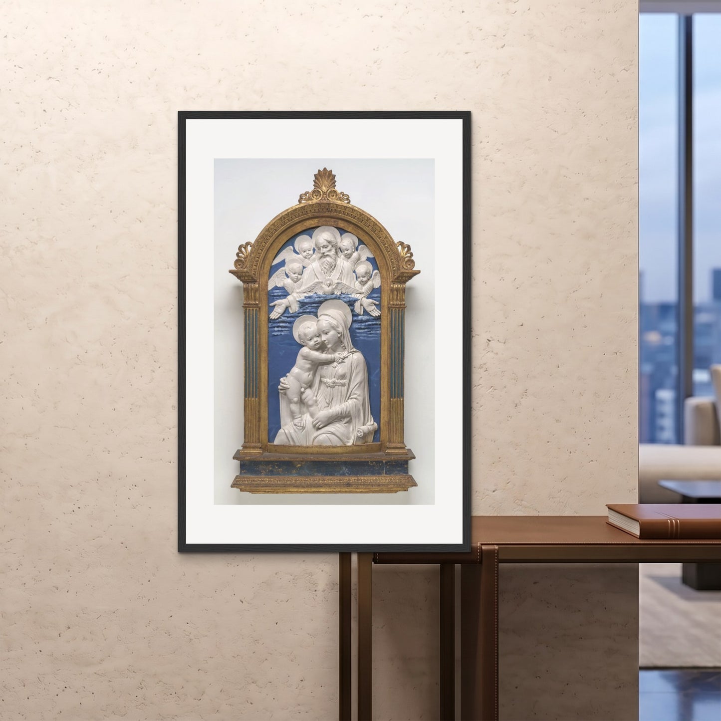 Orlonzo - FRAMED PRINT BLACK 80120cm3248 ROOM