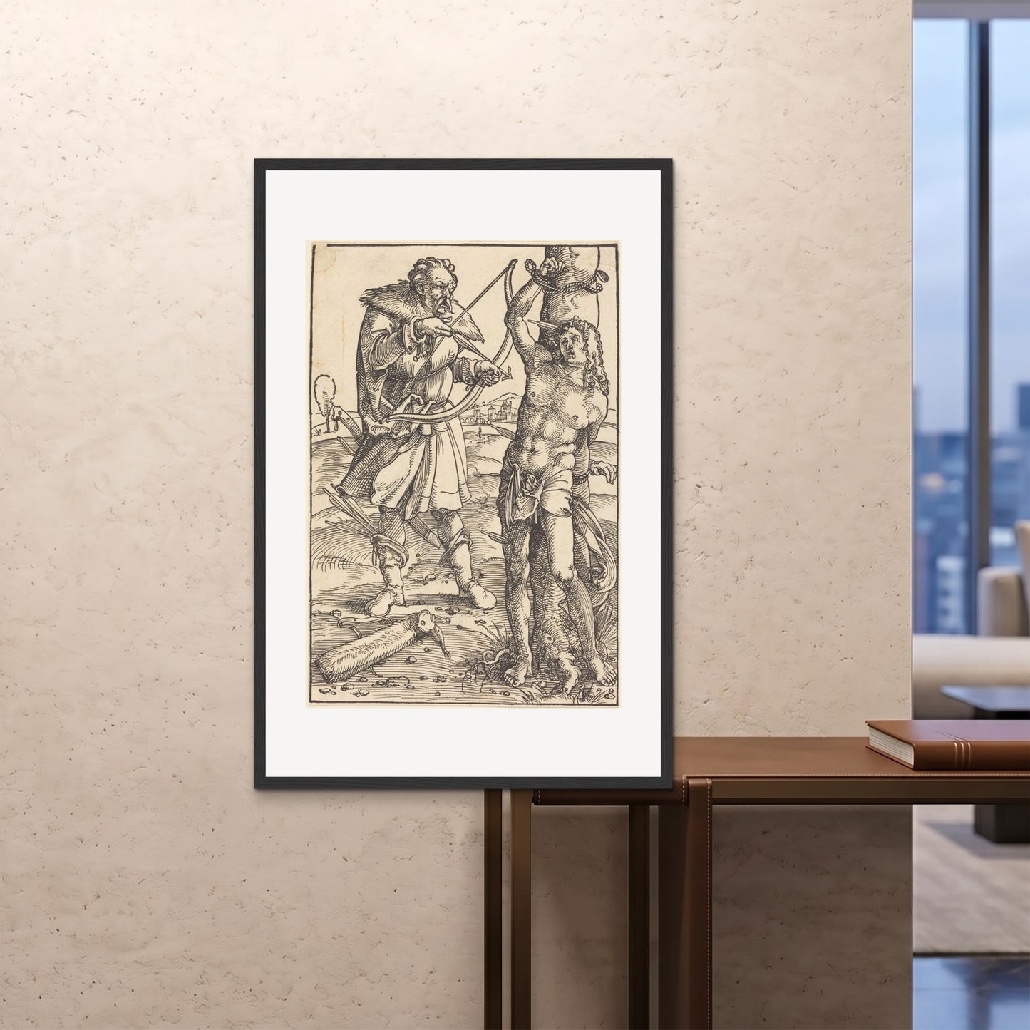 Orlonzo - FRAMED PRINT BLACK 80120cm3248 ROOM