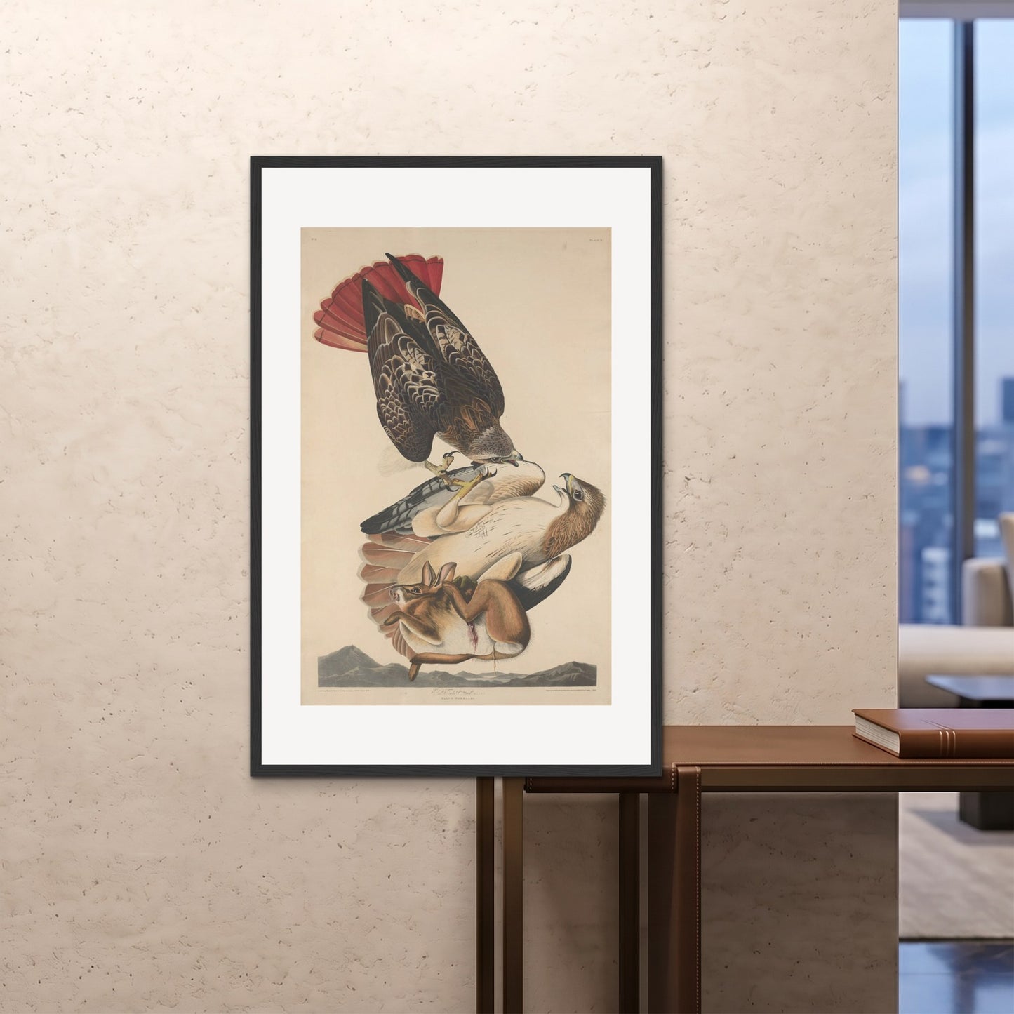 Orlonzo - FRAMED PRINT BLACK 80120cm3248 ROOM