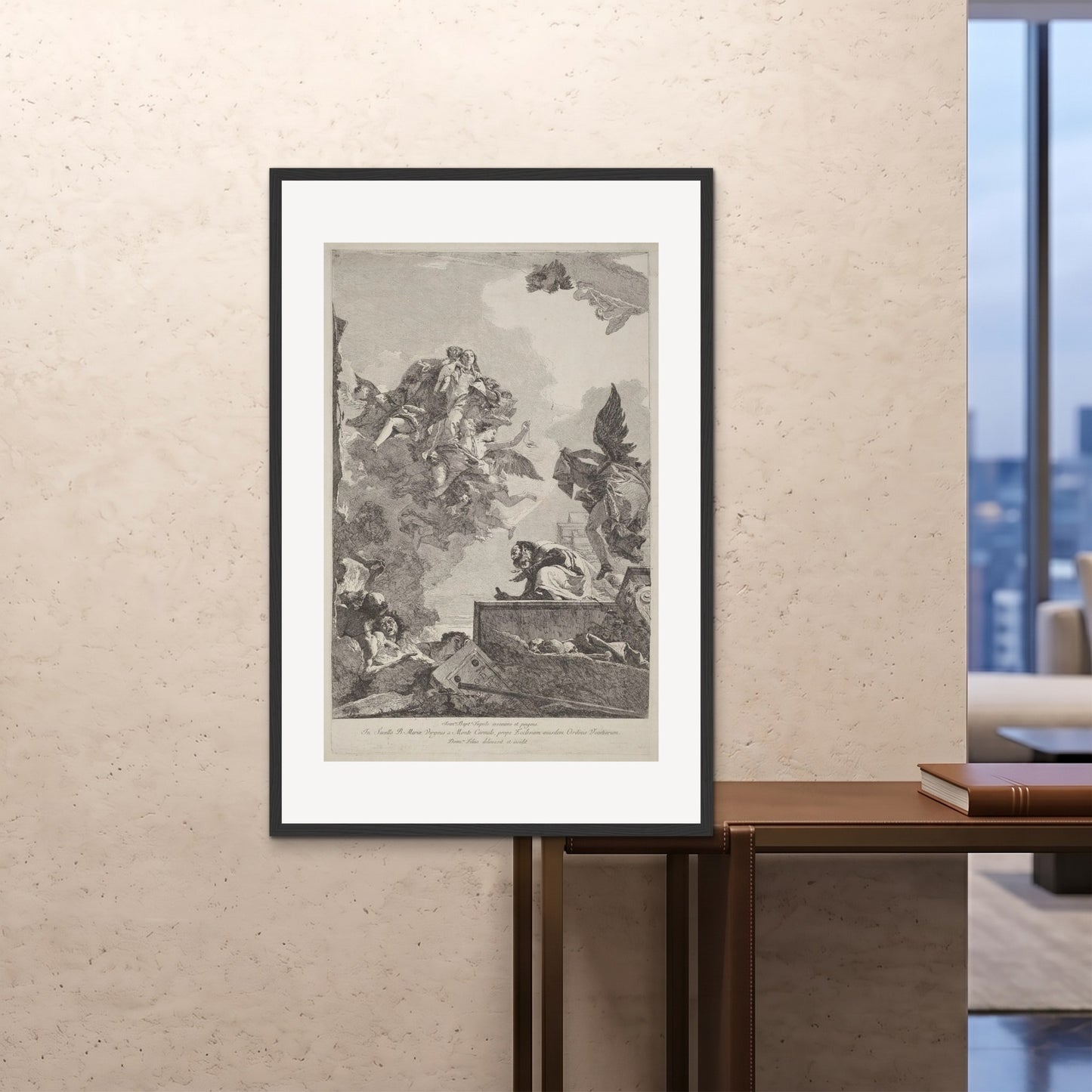 Orlonzo - FRAMED PRINT BLACK 80120cm3248 ROOM