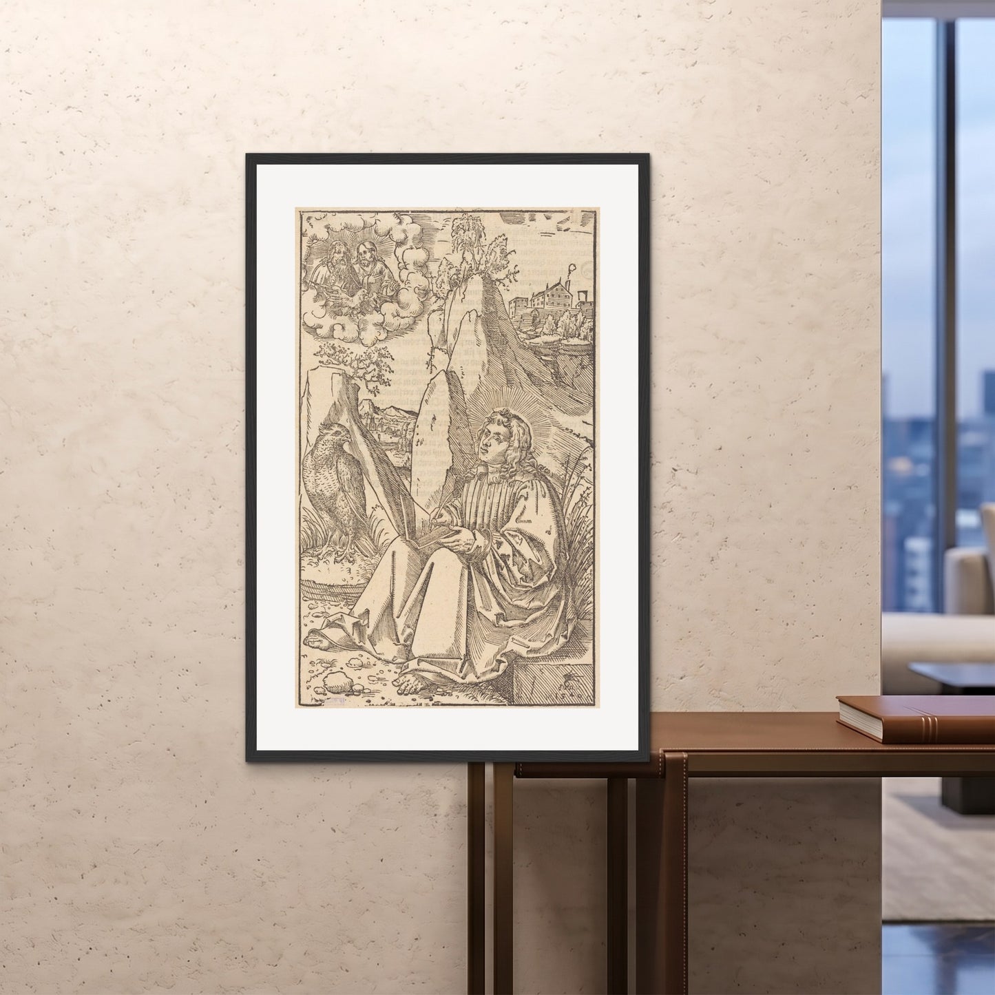 Orlonzo - FRAMED PRINT BLACK 80120cm3248 ROOM