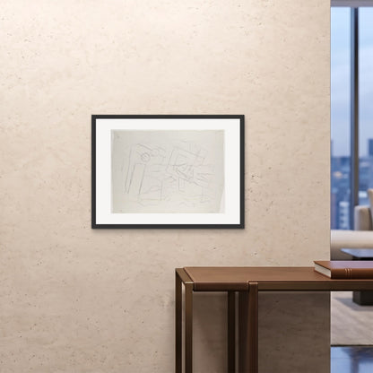 Orlonzo - FRAMED PRINT BLACK 8060cm3224 ROOM