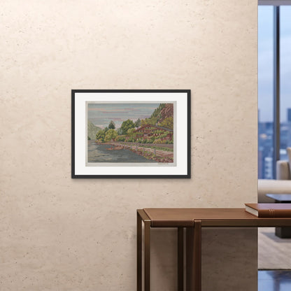 Orlonzo - FRAMED PRINT BLACK 8060cm3224 ROOM