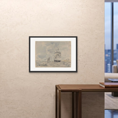 Orlonzo - FRAMED PRINT BLACK 8060cm3224 ROOM