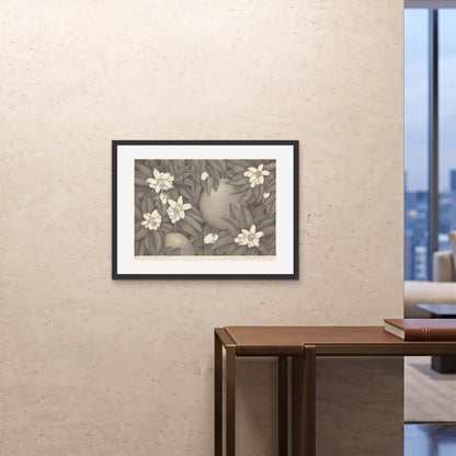 Orlonzo - FRAMED PRINT BLACK 8060cm3224 ROOM