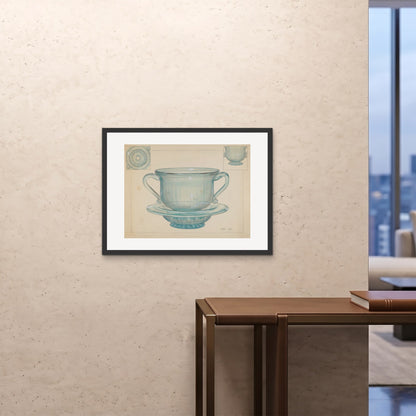 Orlonzo - FRAMED PRINT BLACK 8060cm3224 ROOM