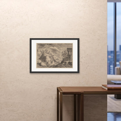 Orlonzo - FRAMED PRINT BLACK 841594cm3323 ROOM
