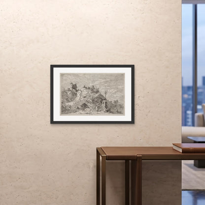 Orlonzo - FRAMED PRINT BLACK 841594cm3323 ROOM