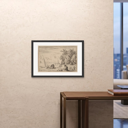 Orlonzo - FRAMED PRINT BLACK 841594cm3323 ROOM
