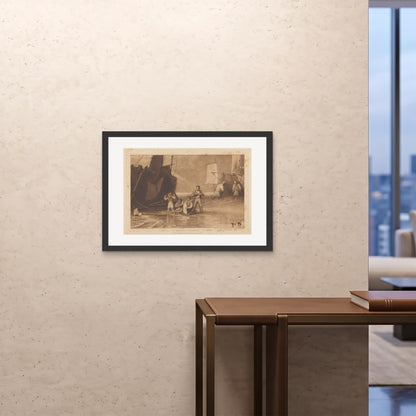 Orlonzo - FRAMED PRINT BLACK 841594cm3323 ROOM