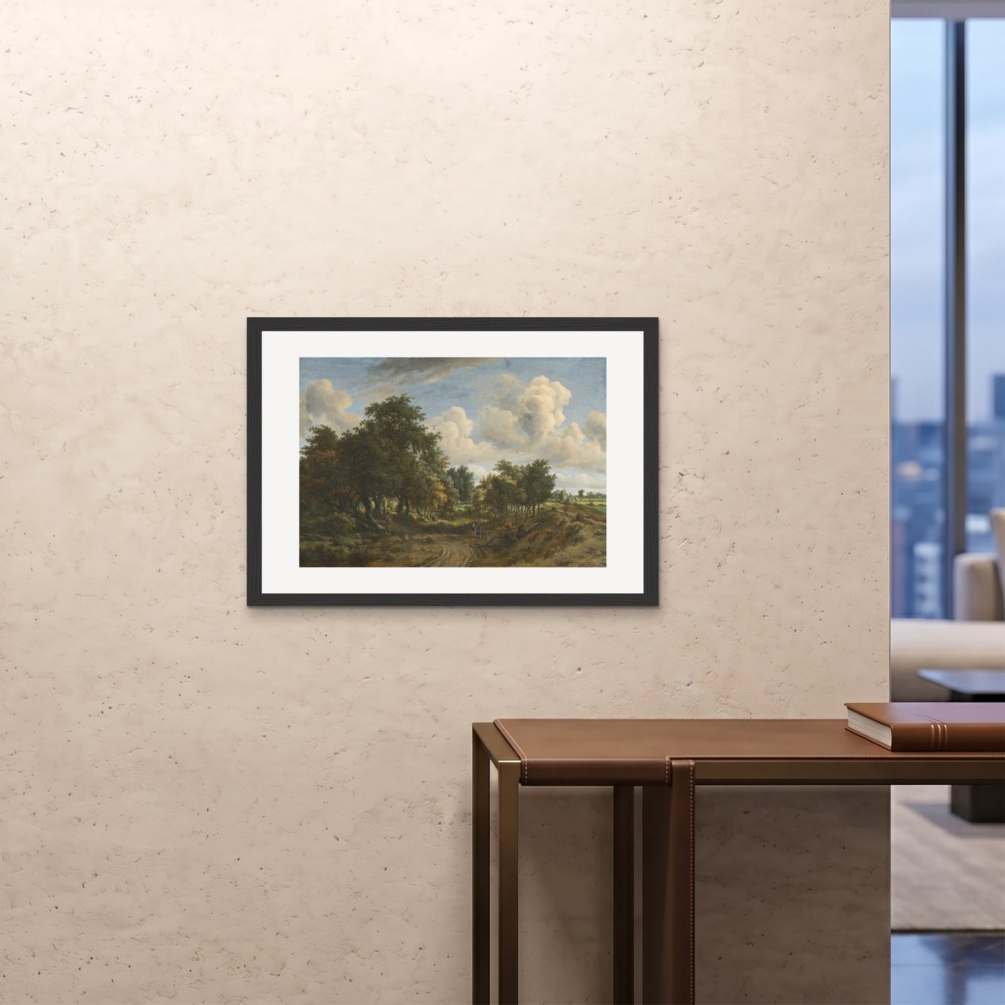 Orlonzo - FRAMED PRINT BLACK 841594cm3323 ROOM