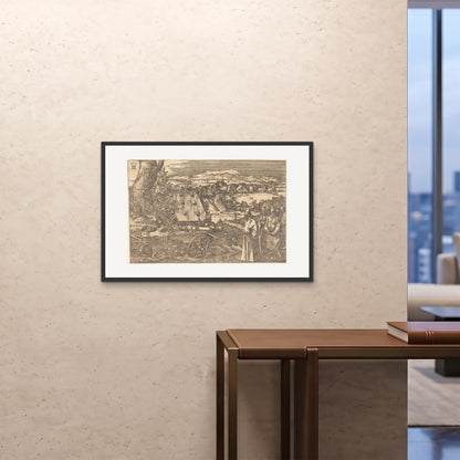 Orlonzo - FRAMED PRINT BLACK 9060cm3624 ROOM