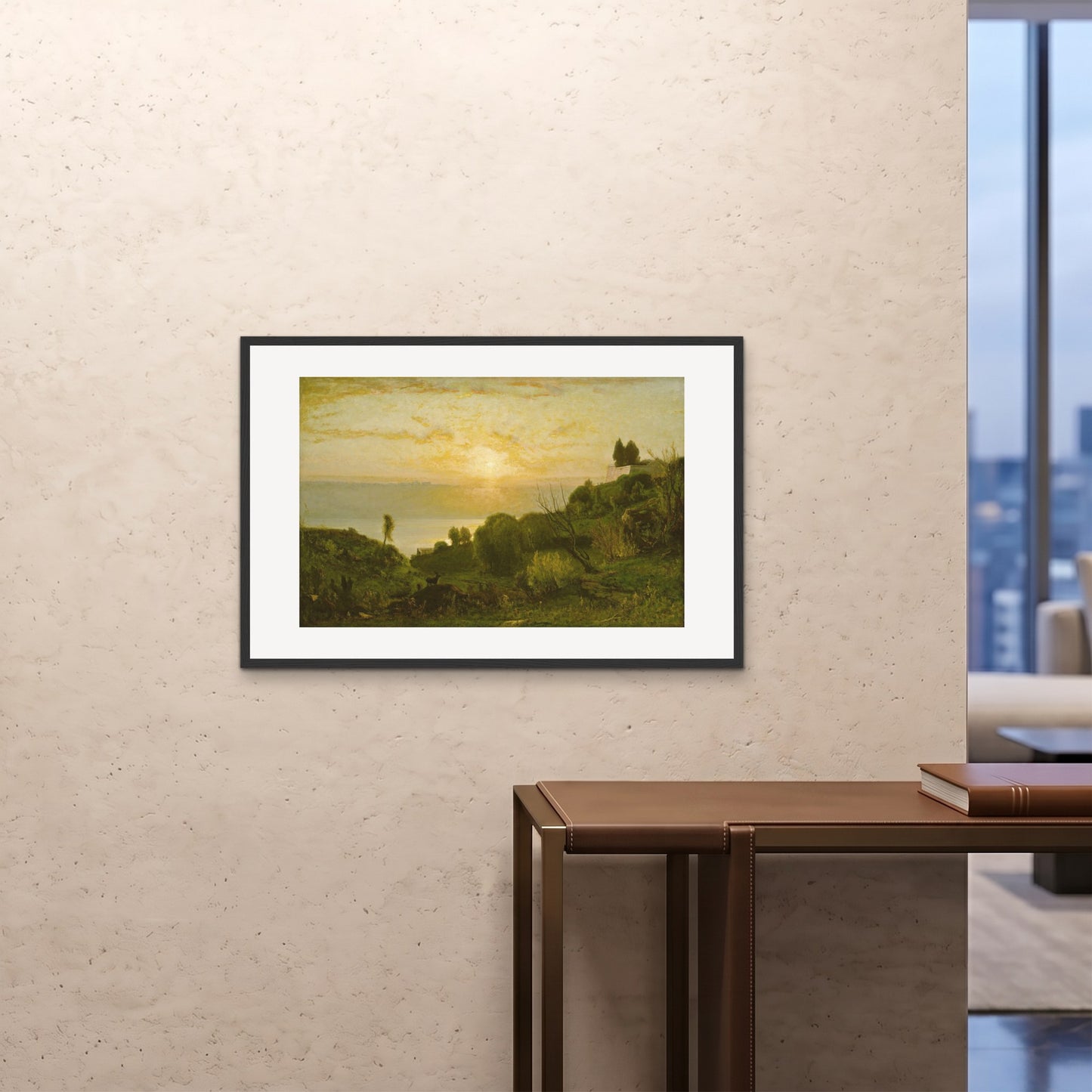 Orlonzo - FRAMED PRINT BLACK 9060cm3624 ROOM