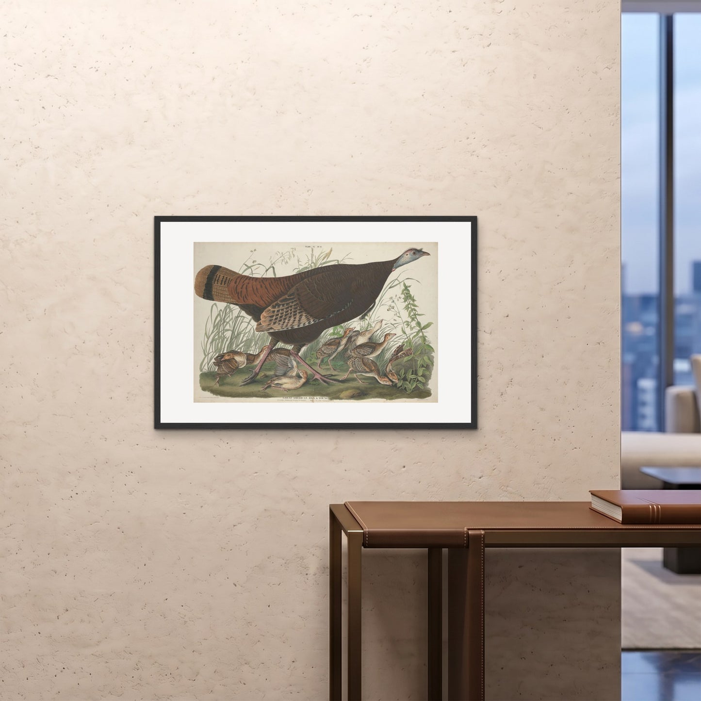 Orlonzo - FRAMED PRINT BLACK 9060cm3624 ROOM