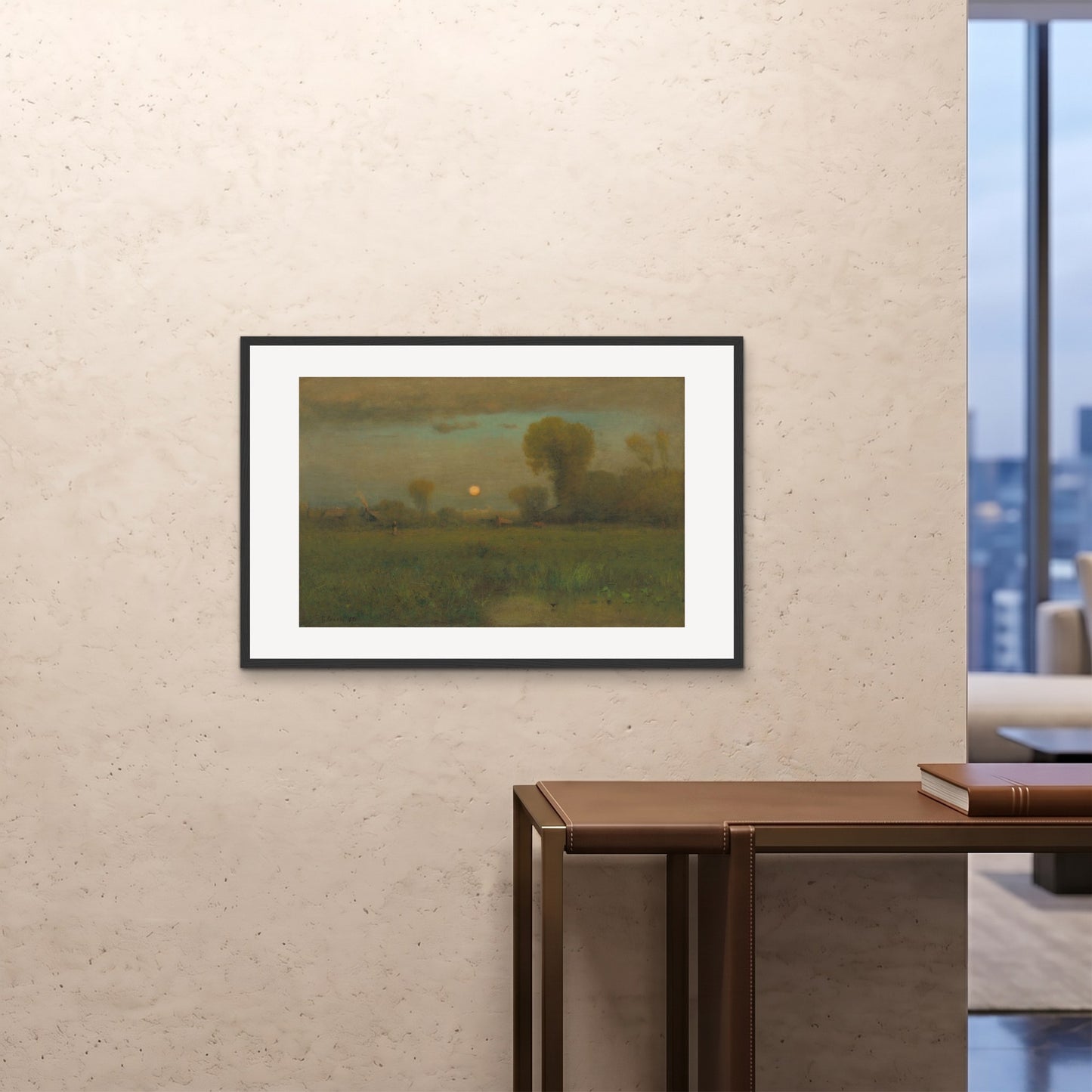 Orlonzo - FRAMED PRINT BLACK 9060cm3624 ROOM