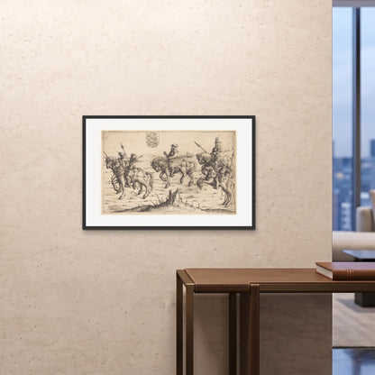 Orlonzo - FRAMED PRINT BLACK 9060cm3624 ROOM