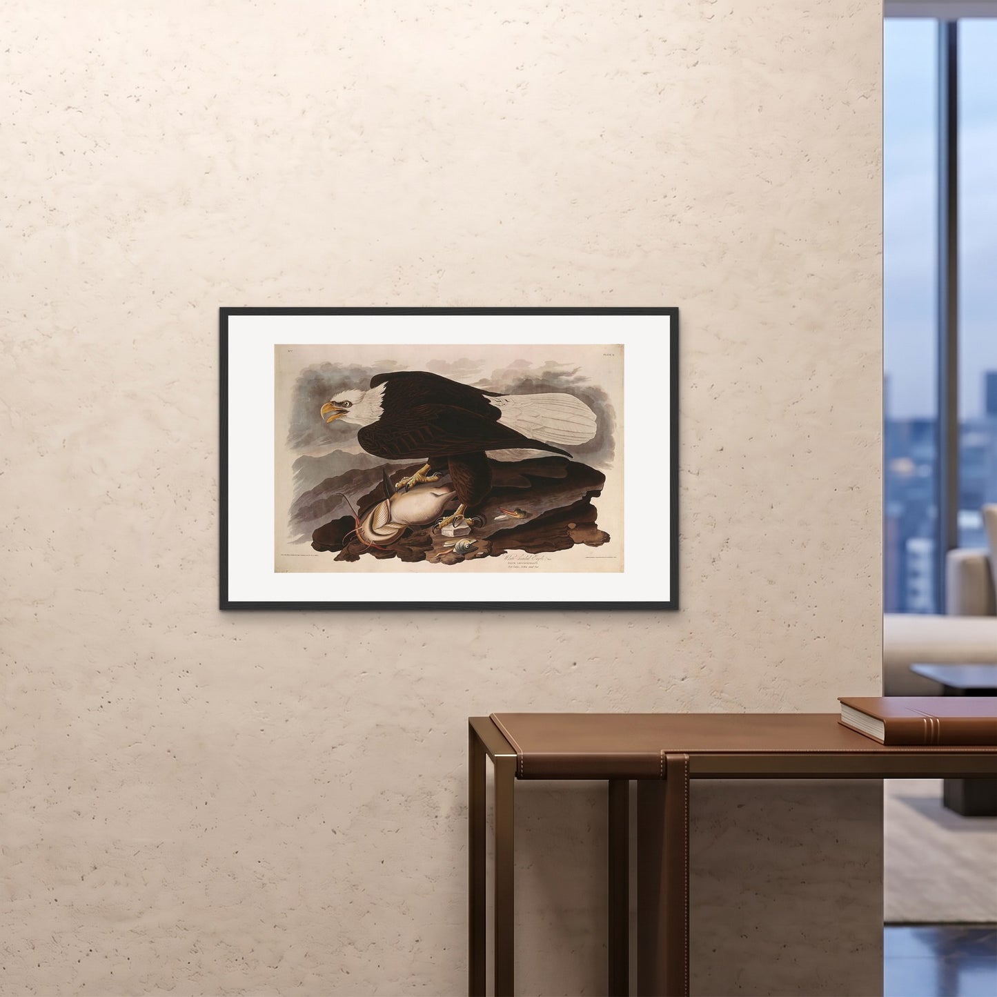 Orlonzo - FRAMED PRINT BLACK 9060cm3624 ROOM