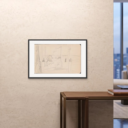 Orlonzo - FRAMED PRINT BLACK 9060cm3624 ROOM