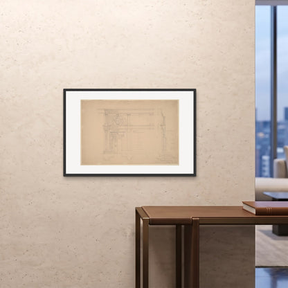 Orlonzo - FRAMED PRINT BLACK 9060cm3624 ROOM